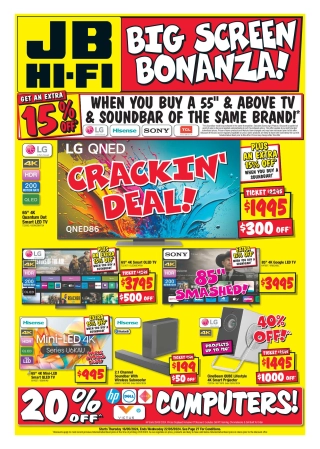 Big Screen Bonanza! catalogue