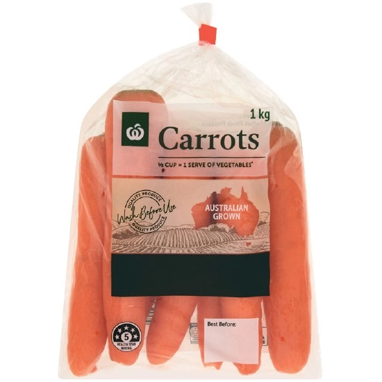 Australian Carrots 1 kg Pack