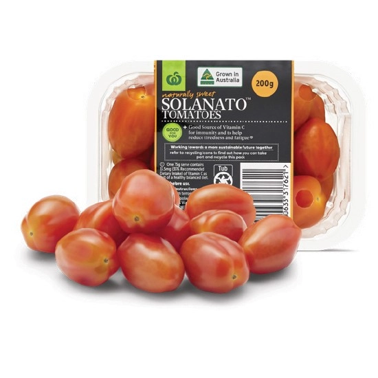 Australian Sweet Solanato® Tomatoes 200g Punnet