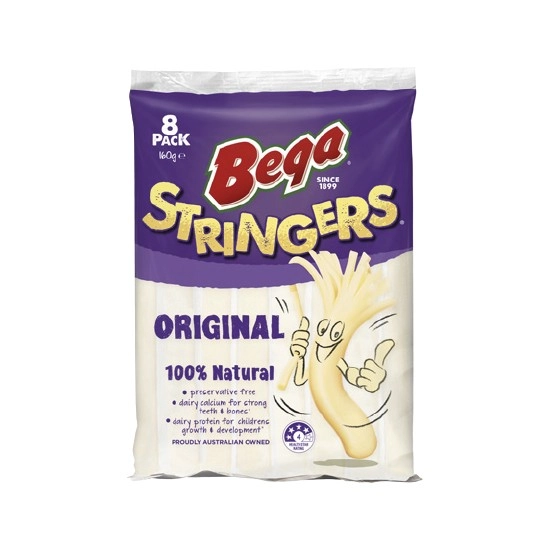 Bega Cheese Stringers 8 Pack – From the Fridge