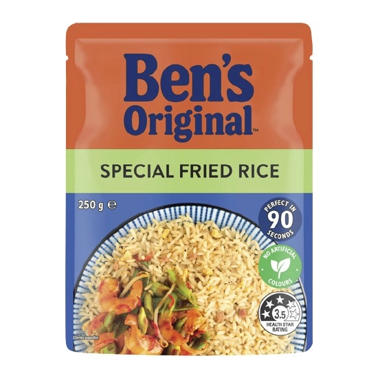Ben’s Original Microwave Flavoured or Brown Rice 250g