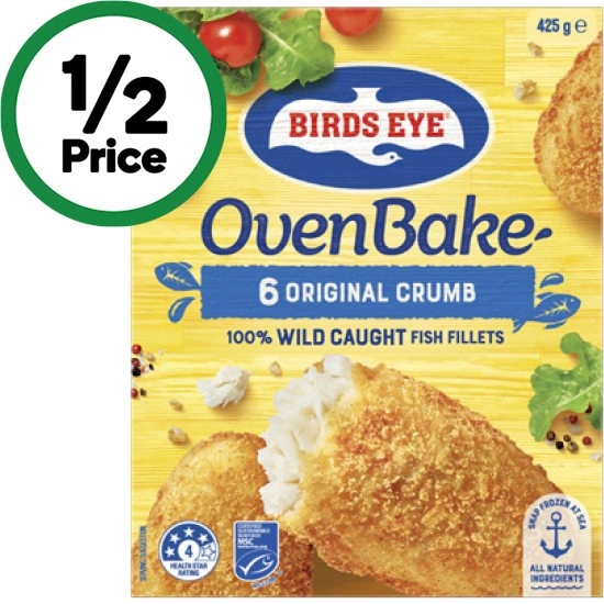 Birds Eye Oven Bake Fish 425g – From the Freezer