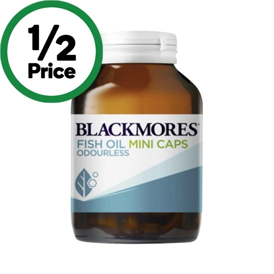 Blackmores Odourless Fish Oil 1000mg Mini Capsules Pk 200*