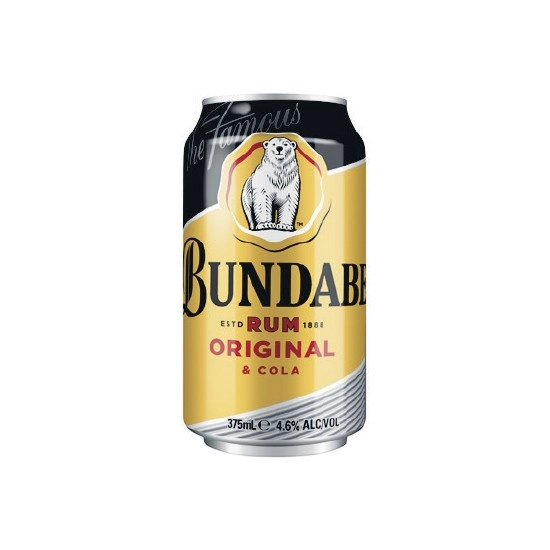 Bundaberg Rum & Cola Cans 24x375ml