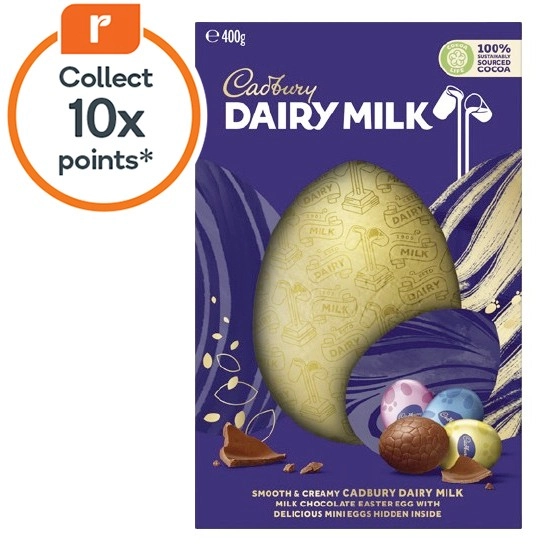 Cadbury Dairy Milk Easter Egg Gift Box 400g