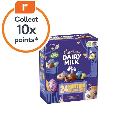 Cadbury Dairy Milk Hunting Eggs 408g Pk 24