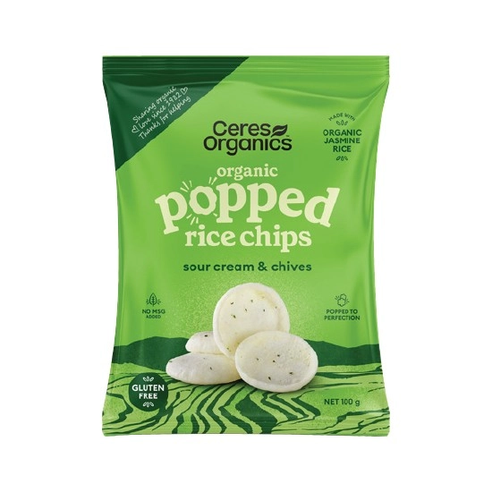 Ceres Organics Popped Rice Chips 100g – From the Health Food Aisle