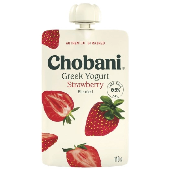 Chobani Greek Yogurt Pot or Pouch 140-160g