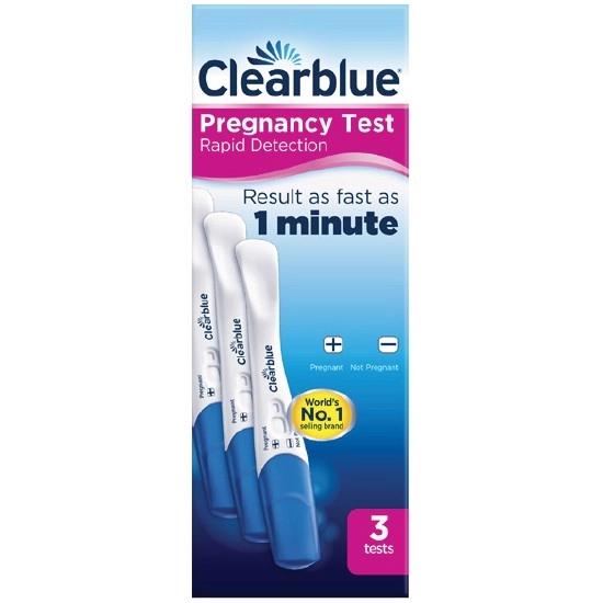 Clearblue Pregnancy Test Rapid Detection Pk 3