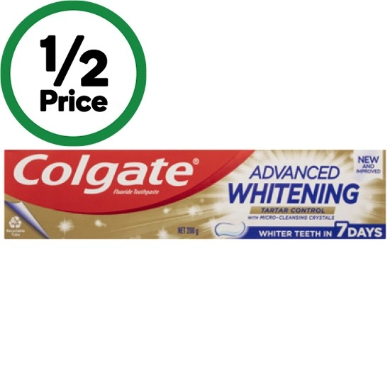 Colgate Advanced Whitening Toothpaste 120-200g