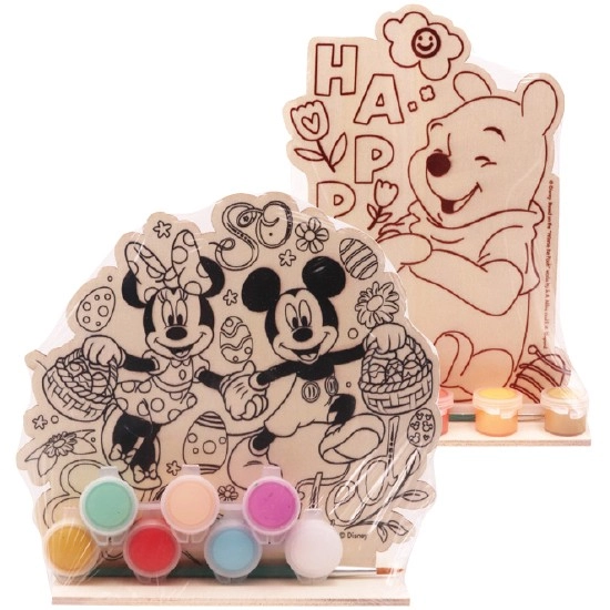 Easter Disney Wood Paint Assorted