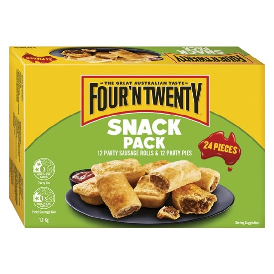 Four'N Twenty Snack Pack 1.1 kg – From the Freezer