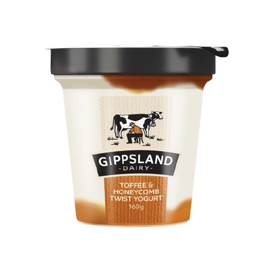 Gippsland Dairy Twist Yogurt 160g – From the Fridge