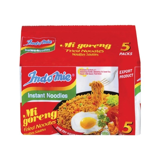 Indomie Mi Goreng Noodles 400-425g Pk 5