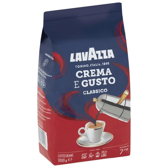 Lavazza Crema e Gusto Beans or Ground Coffee 1 kg