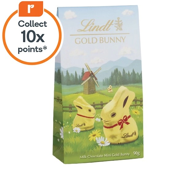Lindt Mini Gold Easter Bunny Pack 90g