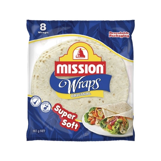 Mission Wrap Varieties 425-567g Pk 6-8