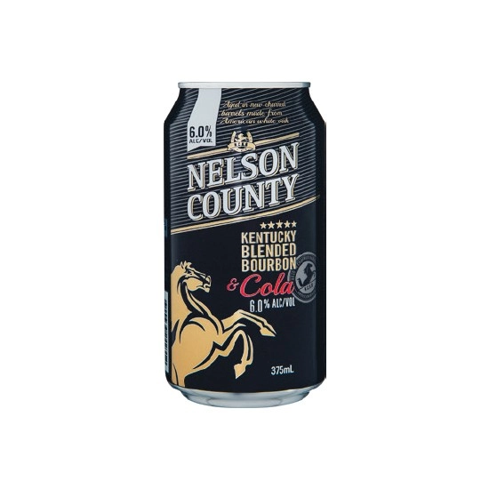 Nelson County Bourbon & Cola 6% Cans 6x375ml