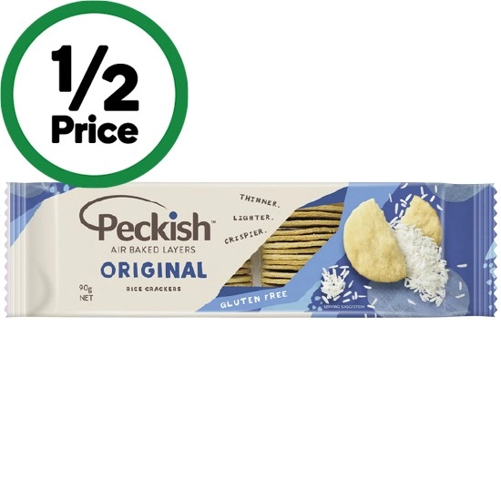 Peckish White Rice Crackers 90g