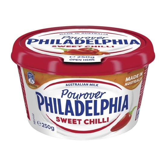 Philadelphia Sweet Chilli Pourover Dip 250g – From the Fridge