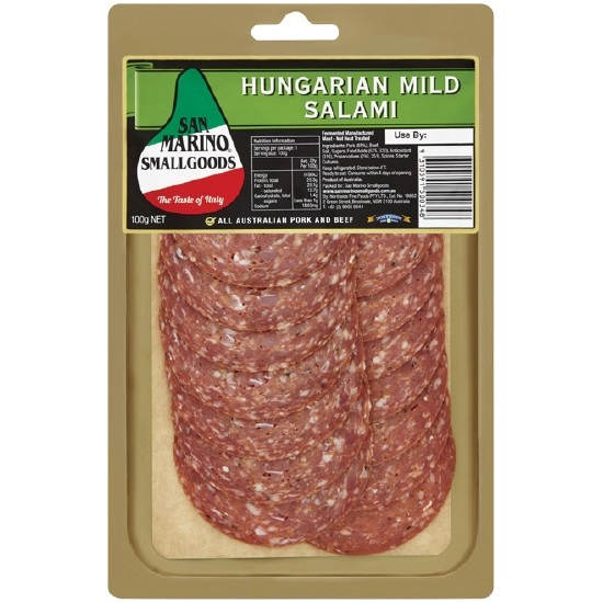 San Marino Sliced Varieties 80-100g – From the Deli