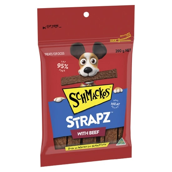 Schmackos Strapz Dog Treats 200g