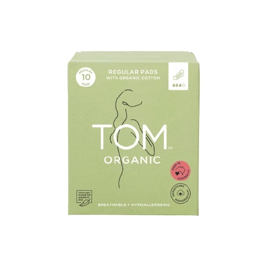 TOM Organic Pads Pk 10