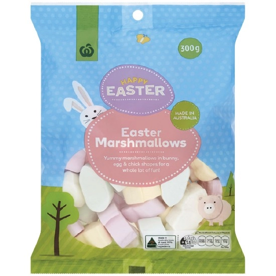 Woolworths Easter Marshmallows 300g