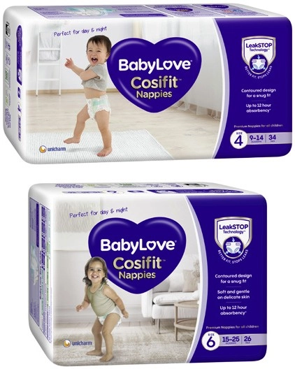 BabyLove Cosifit Bulk Nappies 26 Pack-48 Pack