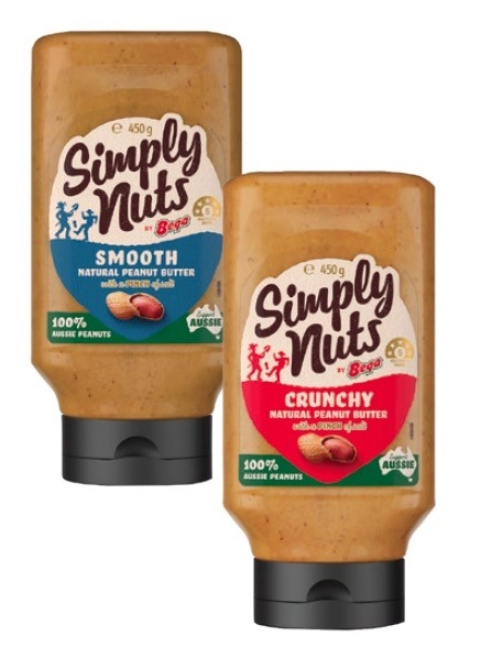 Bega Simply Nuts Peanut Butter Squeeze 450g
