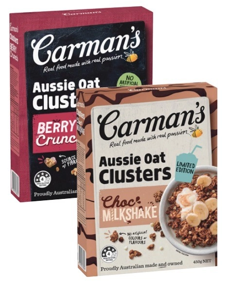 Carman's Crunchy Clusters 450g