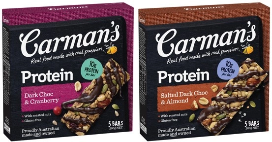 Carman's Protein Bars 150g-200g