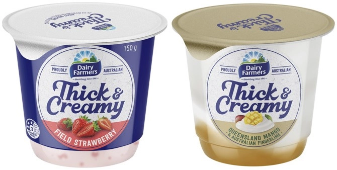 Dairy Farmers Thick & Creamy Yoghurt 140g-150g