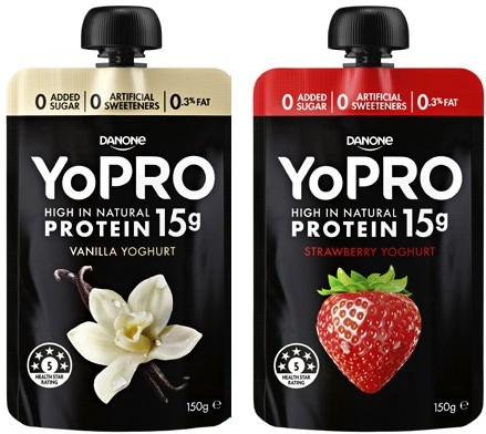 Danone YoPRO Protein Yoghurt Pouch 150g