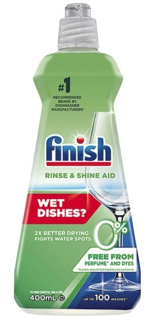 Finish 0% Dishwasher Rinse Aid 400mL