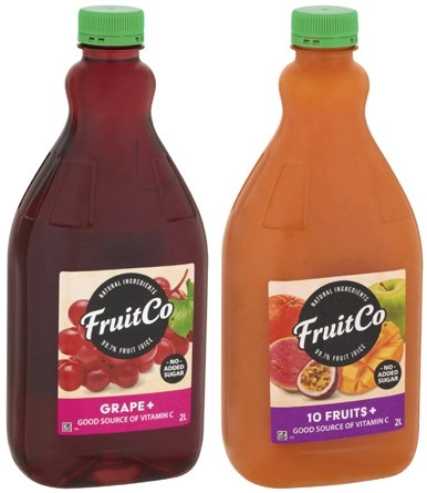 Fruit Co + Juice 2 Litre