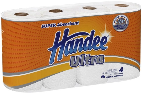 Handee Ultra Paper Towel 4 Pack