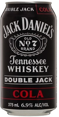 Jack Daniels Double Jack and Cola Cans 4x375mL