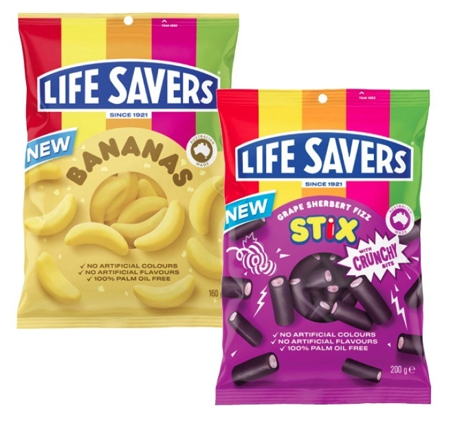 Life Savers Candy 150g-200g or Darrell Lea Nibs 200g