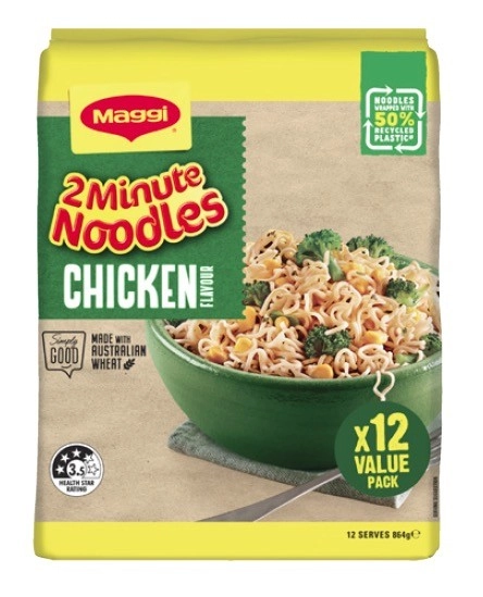 Maggi 2 Minute Noodles 12 Pack 828g-888g
