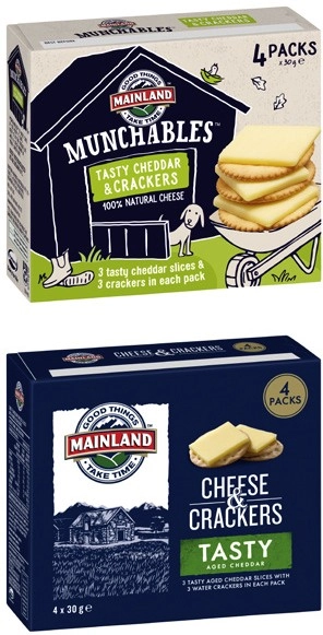 Mainland On the Go or Munchables 4 Pack 4x30g