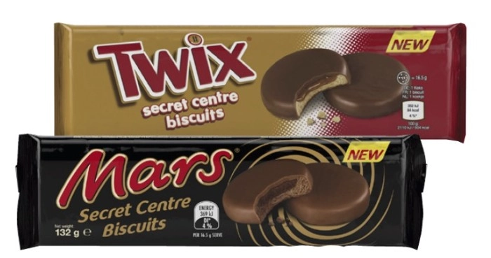 Mars or Twix Biscuits 132g