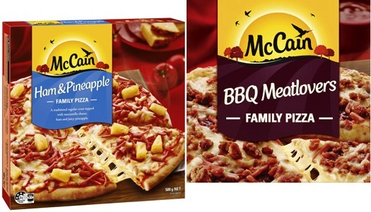 McCain Family Pizza 490g-500g
