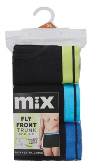 Mix Mens Fly Front Trunk 3 Pack