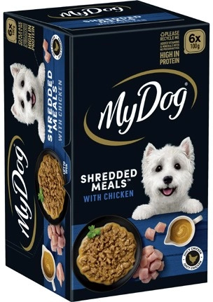 My Dog Shredded Dog Food 6x100g