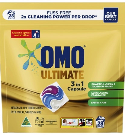 Omo Ultimate Laundry Capsules 28 Pack