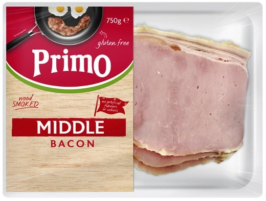 Primo Middle Bacon 750g