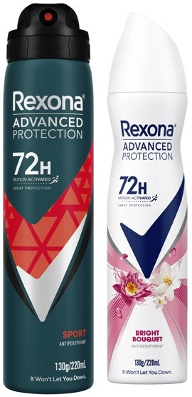 Rexona Antiperspirant Aerosol Deodorant 220mL