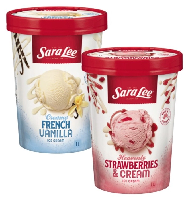 Sara Lee Ice Cream 1 Litre