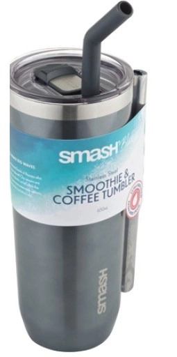 Smash Blue Smoothie & Coffee Tumbler 650mL